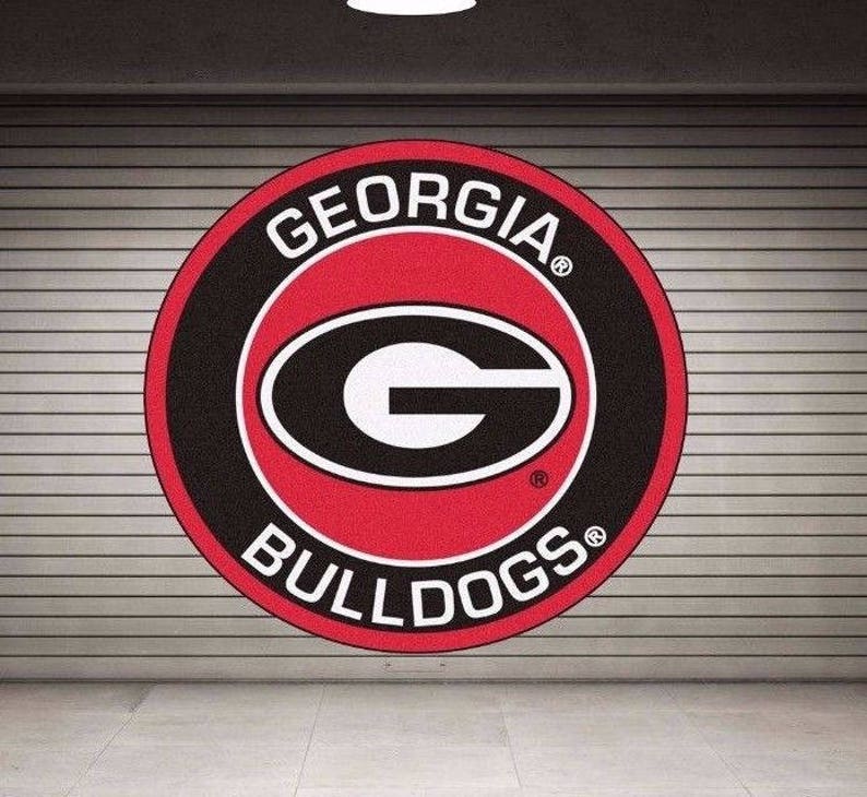 Bulldogs Logo Wall Decal Bulldogs Sticker Etsy