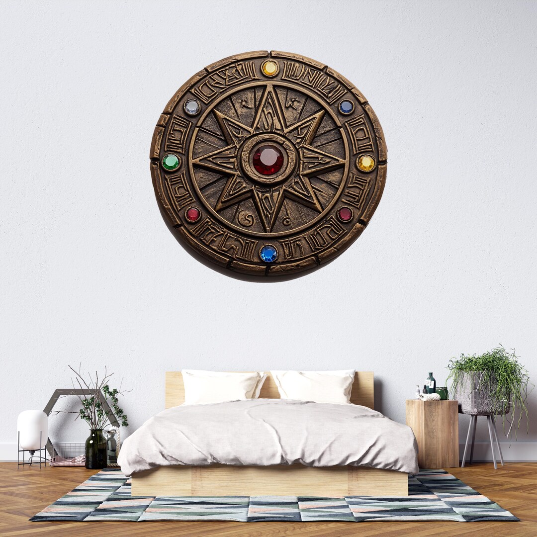 Arcane Rune Wall Mural, Mystic Sigil Wall Art, Ancient Symbol Decor ...