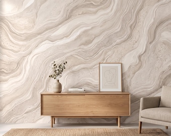 Luxury Limestone Wallpaper Mural | Luxury Plaster Wall Mural | Architectural Stone Texture | Neutral Greige Wall Art 453DE