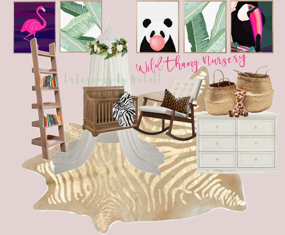 Online Interior Design Nursery Nursery Decor Girl S Nursery Decor E Design Virtual Interior Designer Interior Decorator Baby Nursery
