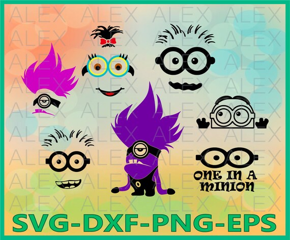 70 Off Minions Faces Svg Minions Svg Despicable Me Svg Etsy