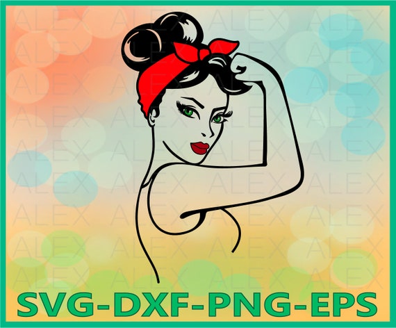 Download 70% OFF Rosie SVG Girl Power Svg Rosie Silhouette Files | Etsy