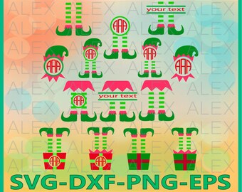 70% OFF, Elf Monogram SVG, Christmas Monogram Frame, Elf png, eps, svg, dxf, Elf Clipart, Christmas Elf Monogram Frame, Elf svg Cut File