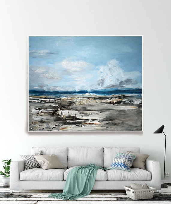 Een match made in heaven: een blauwe muur met lichte meubels - Roomed