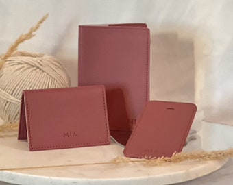FREE customization,  passport cover,  luggage tag , name card holder , bridesmaid gifts,18 colors , wedding favors , party favors