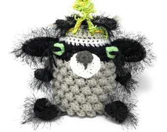 Animal Bag Raccoon Badger Crochet Baby Bag Cute Kawaii Nocturnal