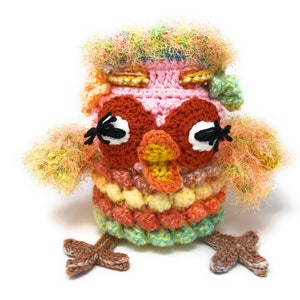 Owl Crochet Coachella Lunch Bag Cute Forest Kawaii Mori image 1