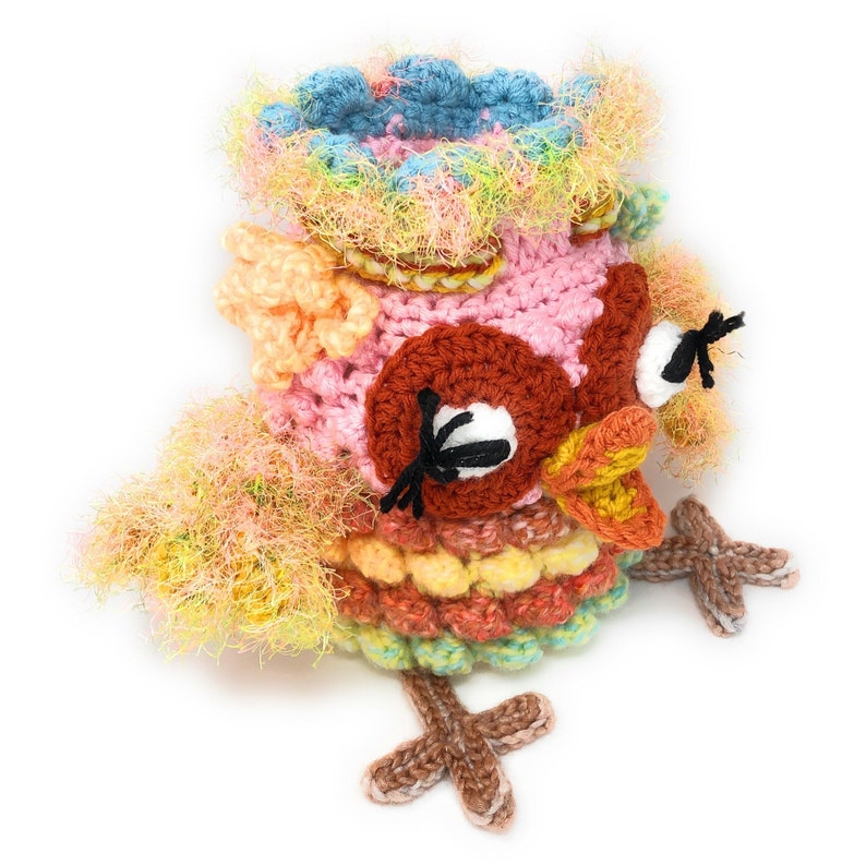 Owl Crochet Coachella Lunch Bag Cute Forest Kawaii Mori image 7