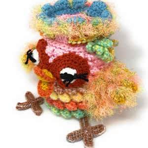 Owl Crochet Coachella Lunch Bag Cute Forest Kawaii Mori image 4