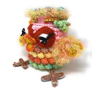 Owl Crochet Coachella Lunch Bag Cute Forest Kawaii Mori image 5