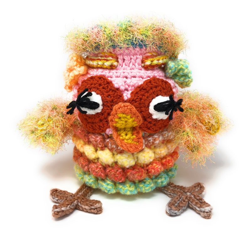 Owl Crochet Coachella Lunch Bag Cute Forest Kawaii Mori image 1
