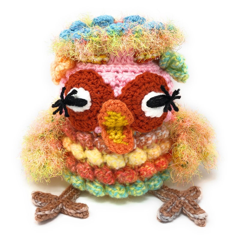 Owl Crochet Coachella Lunch Bag Cute Forest Kawaii Mori image 8