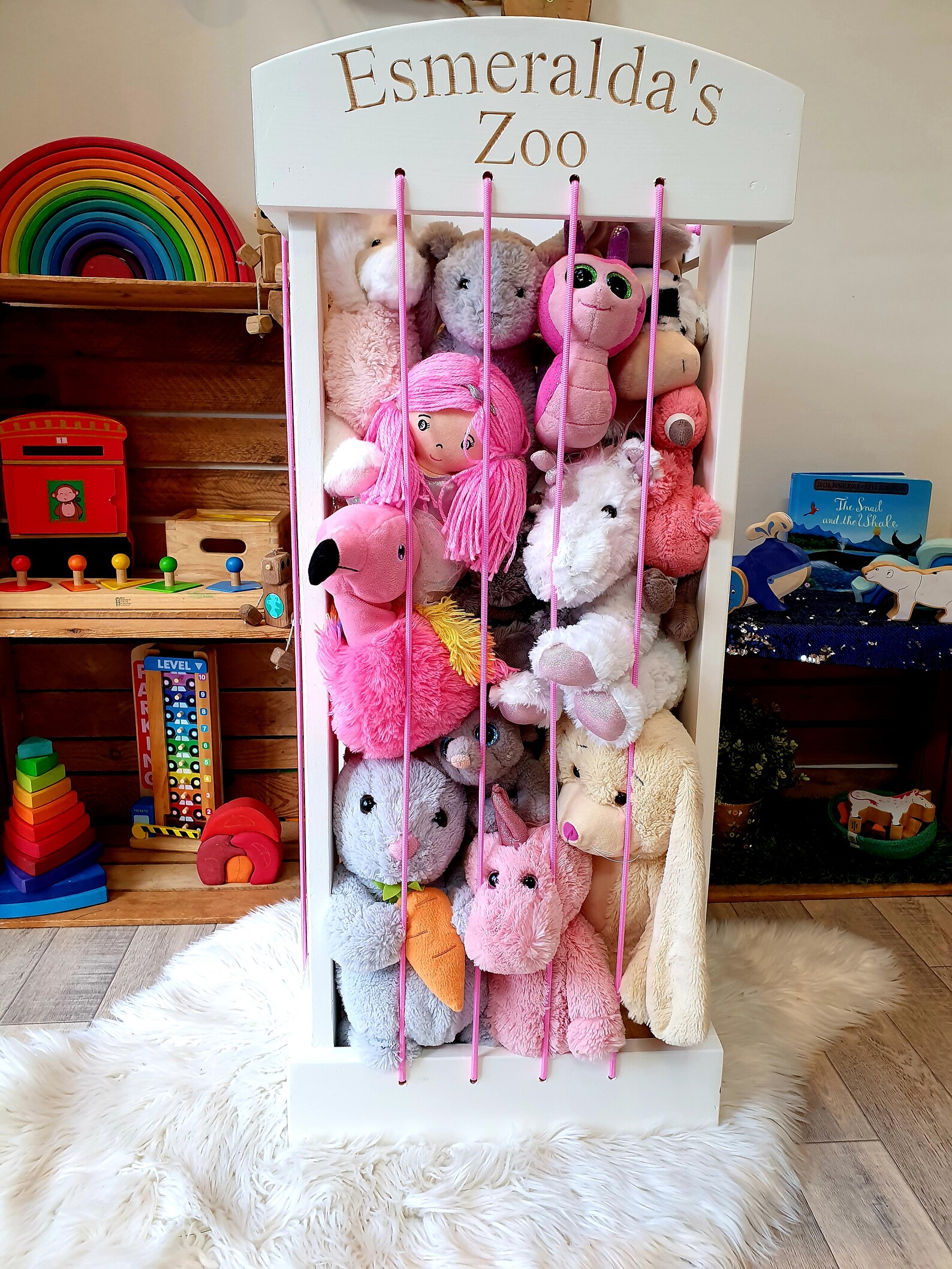 Painted CE tested Teddy bear storage teddy zoo childrens Etsy