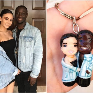 Personalized keychain for couples - boyfriend and girlfriend | anniversary gift for your loved one, CUSTOM keychain based on Your picture