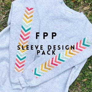 FPP Sleeve Pattern Bundle (5 Designs) – Foundation Paper Piecing Quilt Sleeves – PDF Sewing Patterns for Jackets & Sweatshirt, Flying Geese