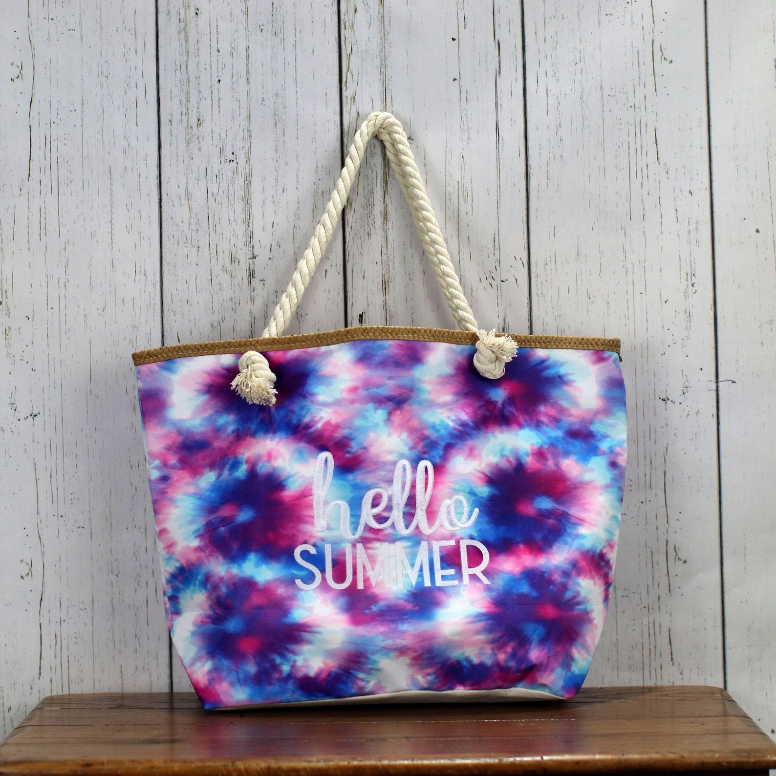Oversized Beach Bag Tie Dye Beach Tote Bag Large Tote Bag Etsy