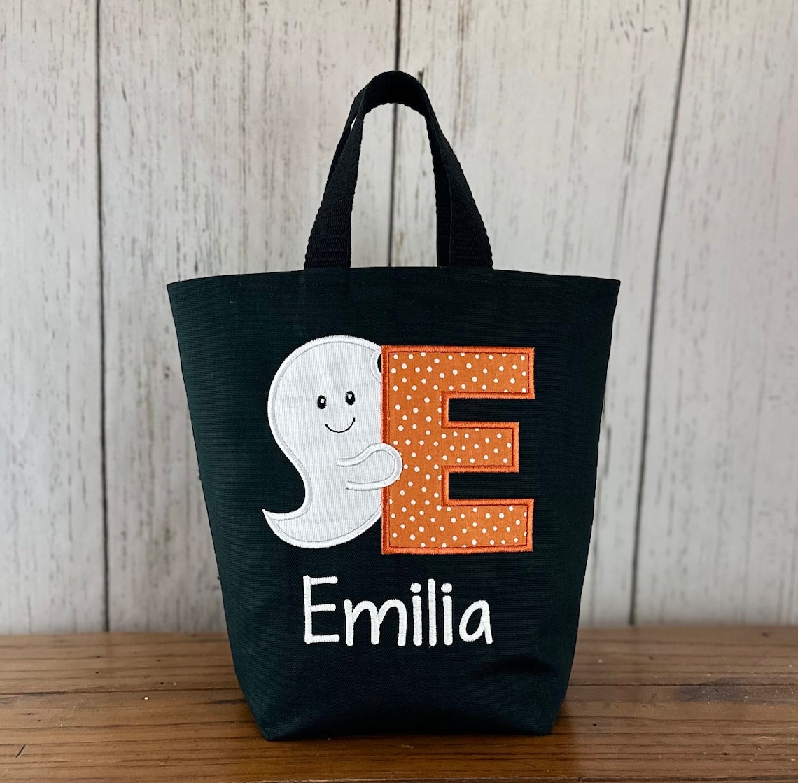 Personalized Kids Halloween Bag – Glow in the Dark Name