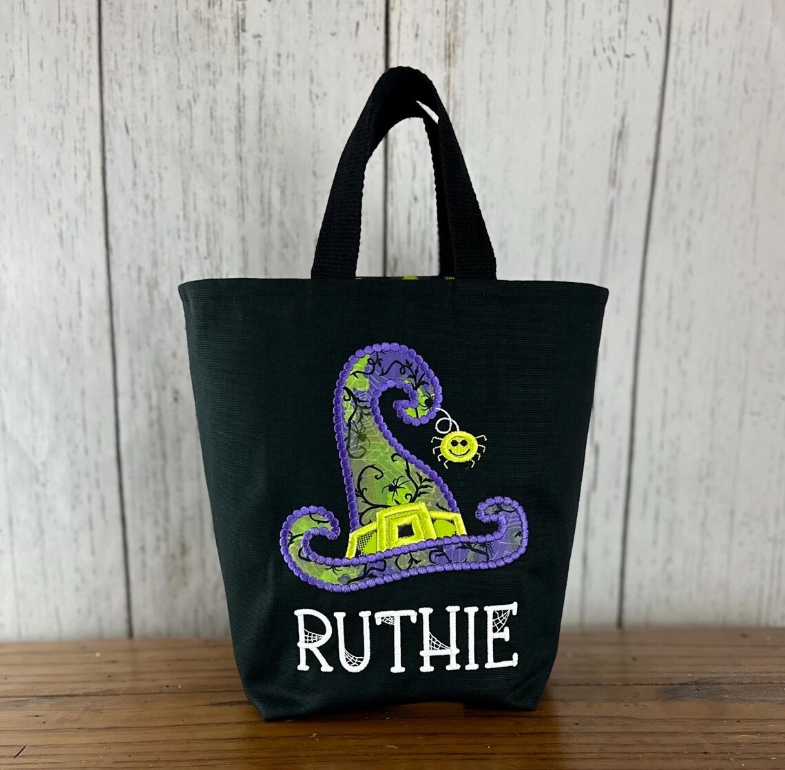 Personalized Kids Halloween Bag – Glow in the Dark Name