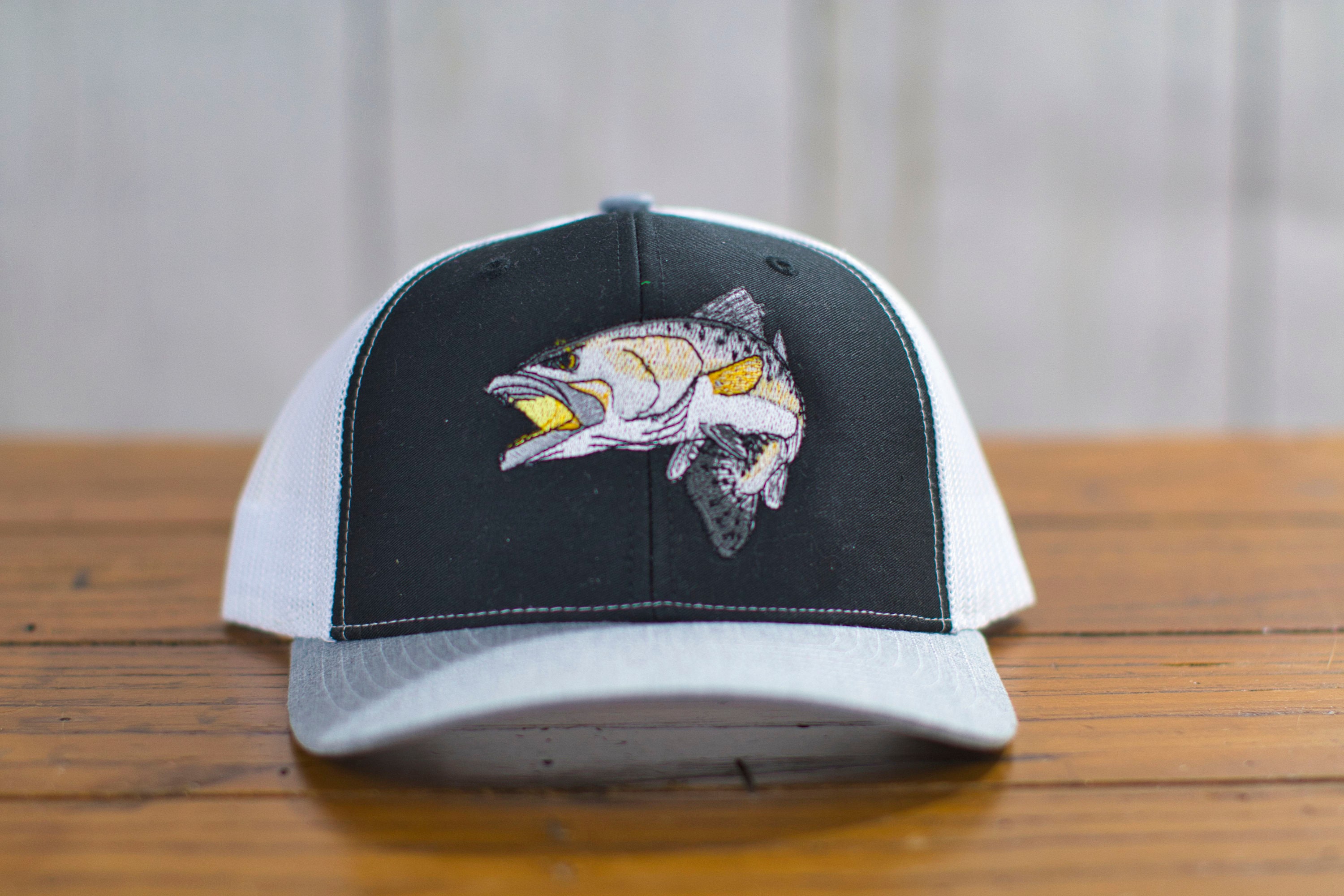 Speckled Trout Hat Trout Fishing Hat Embroidered Fish Dad Etsy