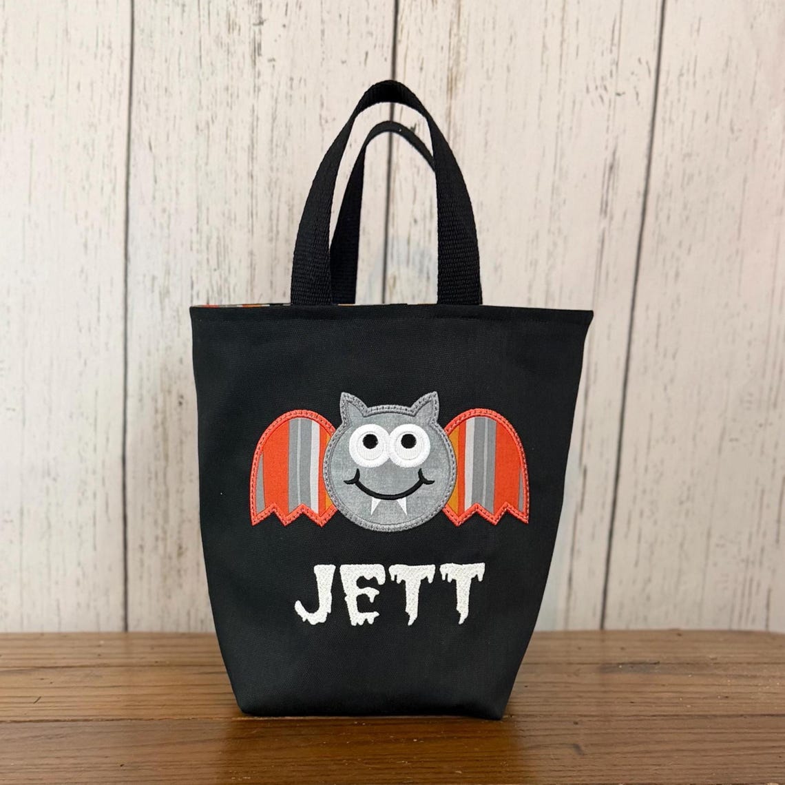 Personalized Kids Halloween Bag – Glow in the Dark Name