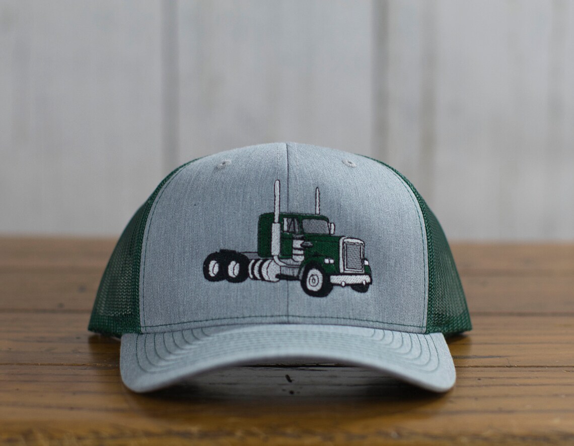 Semi Truck Trucker Hat Driver Hat Casual Structured Mesh Etsy UK
