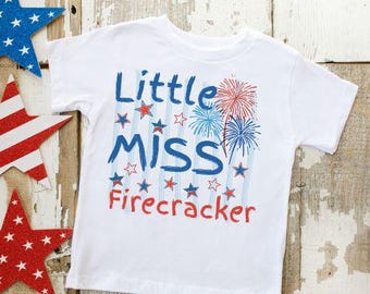 Firecracker PNG, Patriotic Girl shirt, 4th of July, America, Digital Design