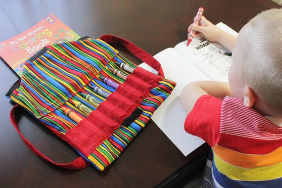 Download Pattern For Coloring Books Crayons Backpack Sized To Fit Etsy