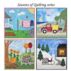 PDF Quilt Pattern Set for Seasons of Quilting Applique Quilts With ...