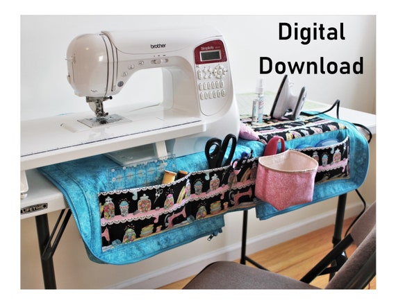 DIY Sewing Machine Mat with Pockets Free Sewing Pattern