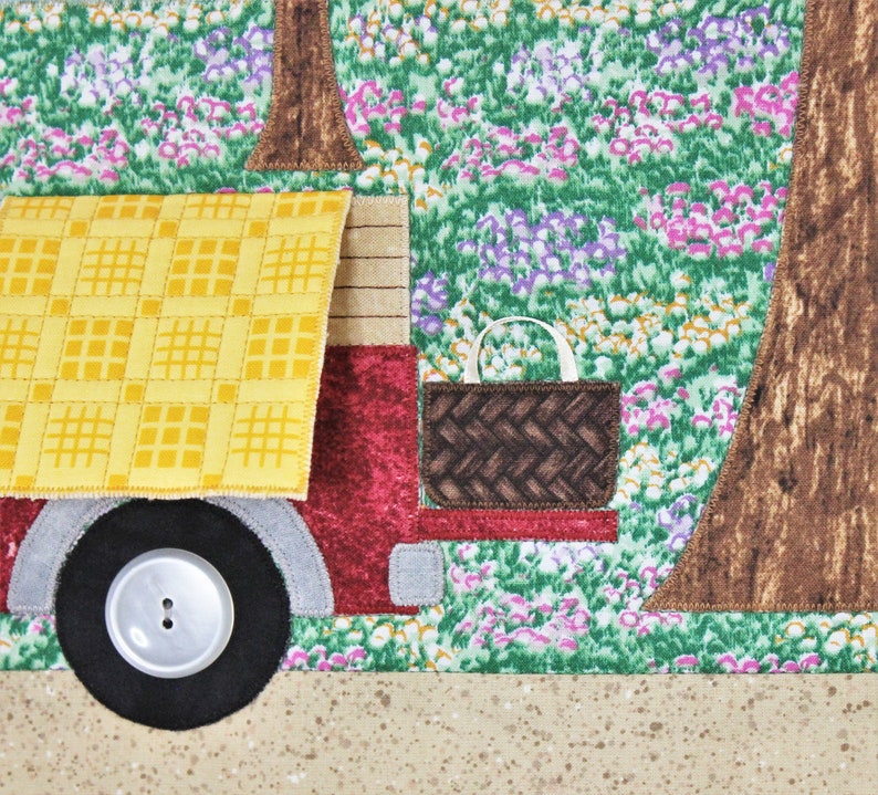 Applique quilt pattern for summer wall quilt with pickup Etsy