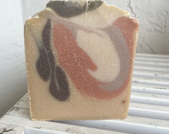 CASHMERE soap 9 oz. , Patchouli Warmth with Tobacco undertones Organic Moisturizing Face and Body soap