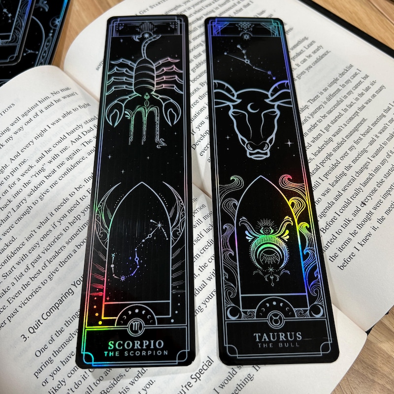 Zodiac Signs Bookmarks - Etsy