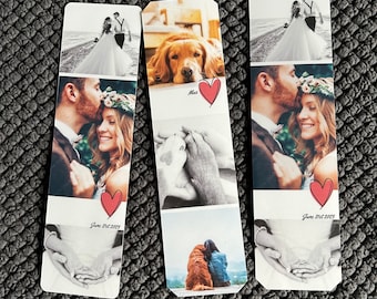 Personalized Photo Bookmarks - Set of 3 - Use your photos