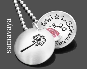 Kette Einschulung SCHULANFANG Silber Schulstart Geschenk Schultüte Kinderkette Gravur Namenskette Schulanfang Geschenk Schulkind Schulbeginn