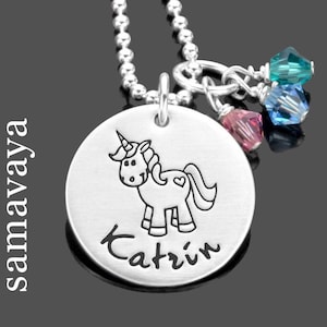 Cadeau cartable pour la scolarisation LICORNE ARC-EN-CIEL nom collier gravure filles cadeau rentrée scolaire rentrée scolaire 1ère année école enfant cartable