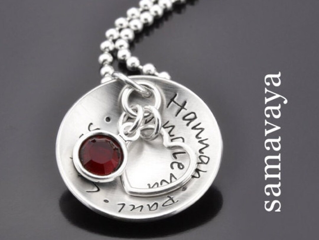 Familienkette Namenskette Mama Kette Gravur MY FAMILY 925 Silberkette