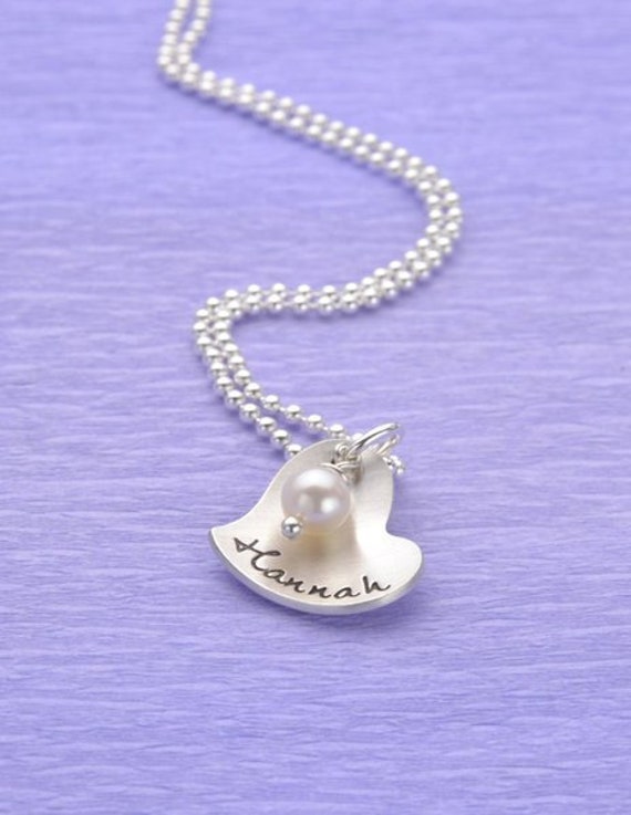 Herzerl 925er plata charm personalizada nombre colgante samavaya