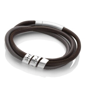 Men's bracelet with engraving GIANT personalized image 2