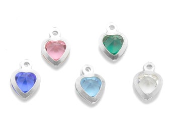 pendentif en cristal de cœur supplémentaire - uniquement en conjonction avec l'achat d'un bijou chez SAMAVAYA
