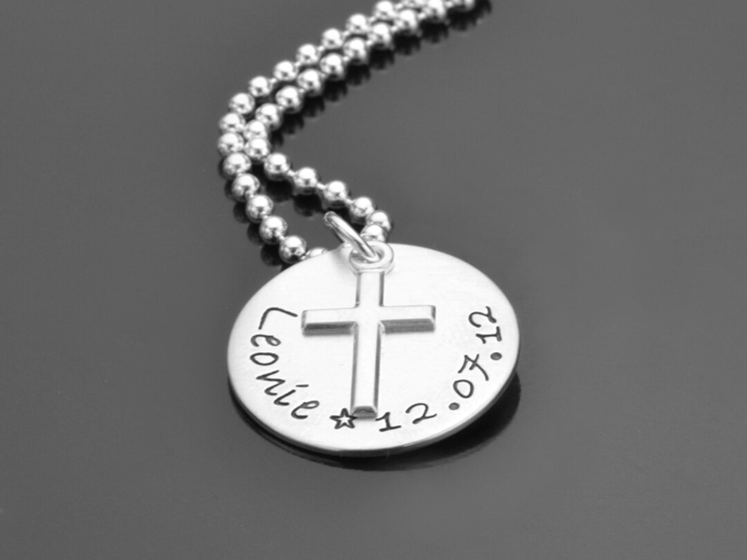 Chaîne De Baptême Garçon Argent 925 Avec Pendentif Ange Et Swarovski - Cadeau Tout-Petit