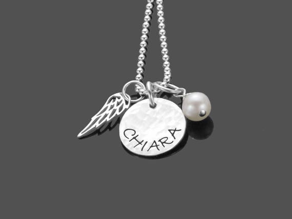 Herzerl 925er plata charm personalizada nombre colgante samavaya