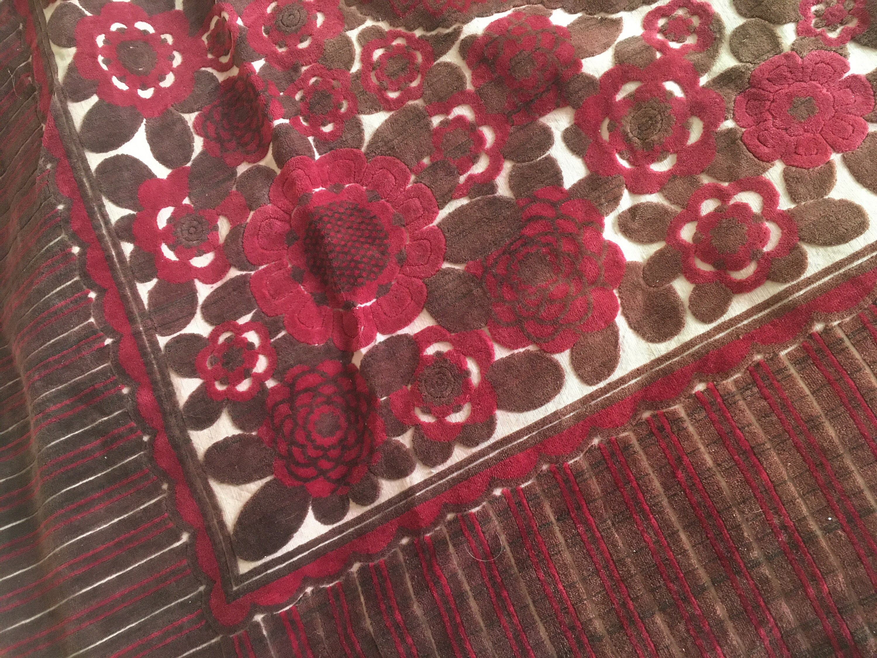 Vintage 1920S Velours Jeter