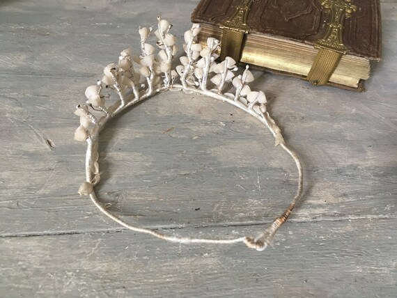 Antique wedding tiara - image 7