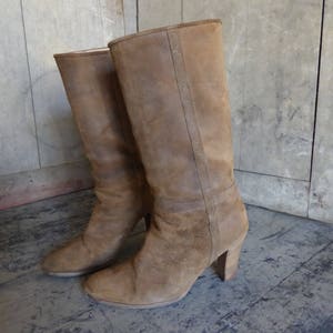 Vintage leather boots by A.P.C.