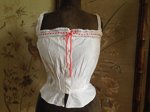 1900's antique corset cover