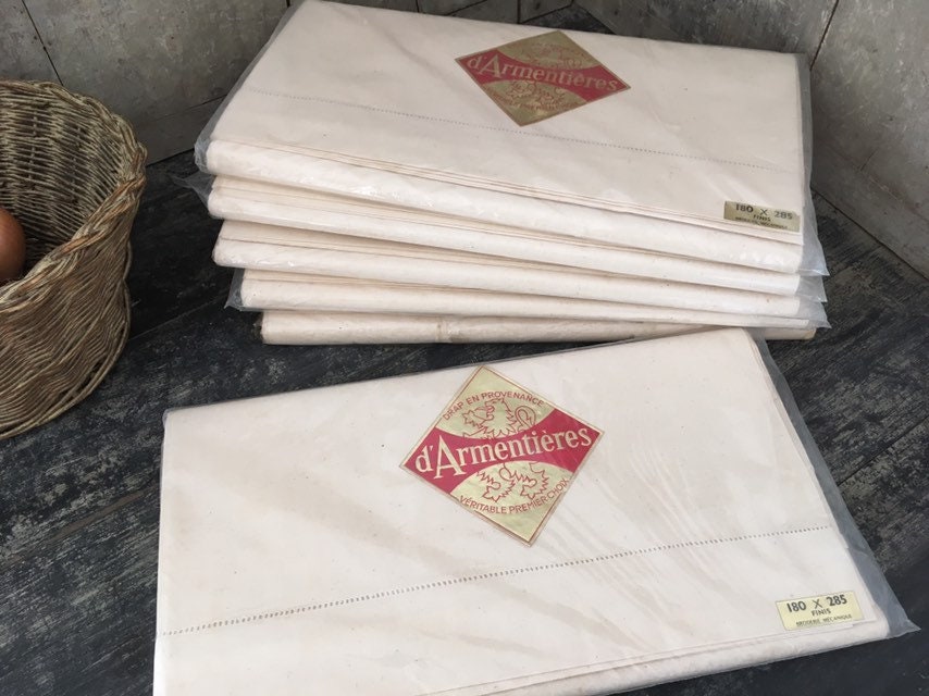 Feuille de Coton Vintage Français