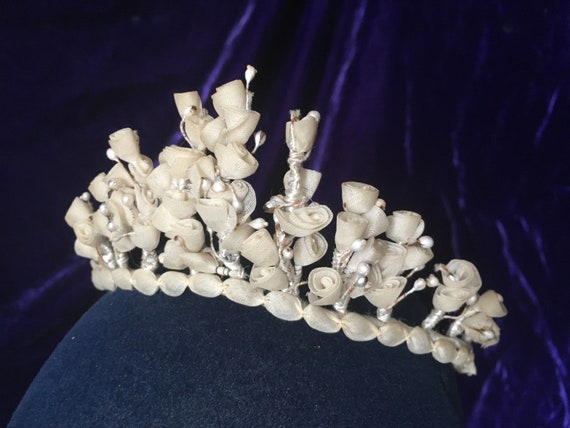 Antique wedding tiara - image 1