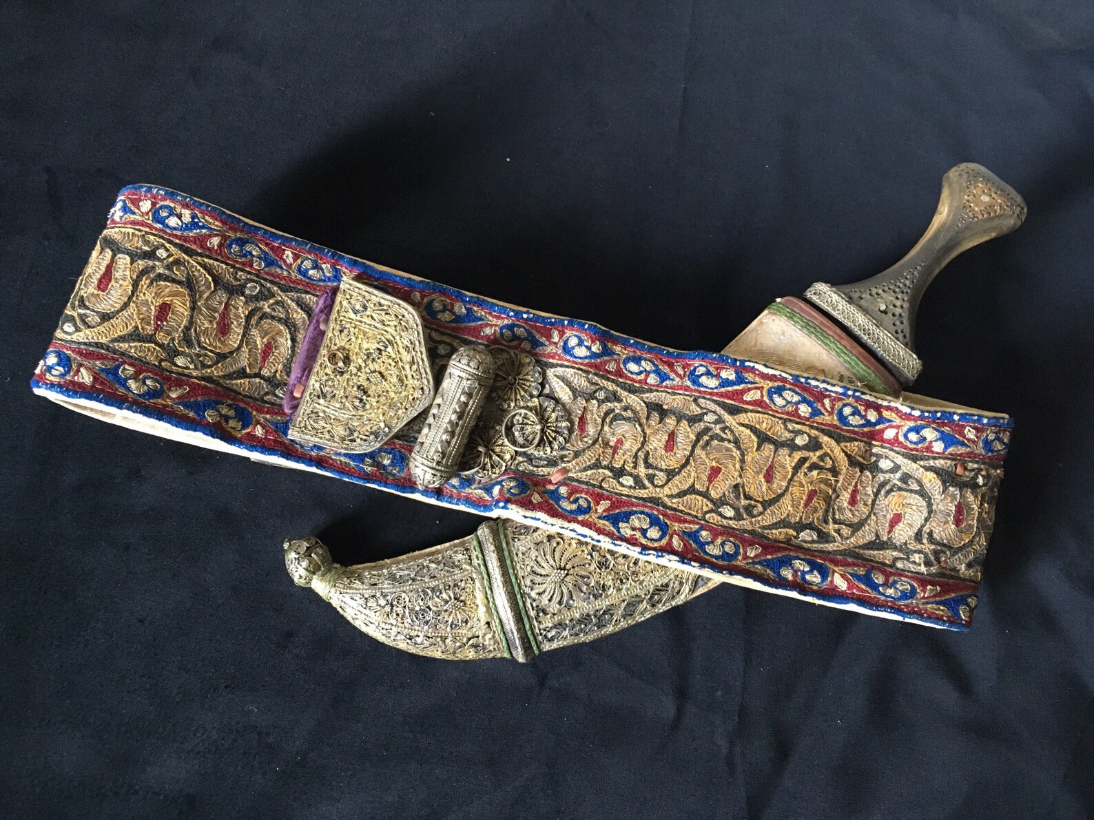 Antique Yemeni Jambiya and Belt Etsy UK