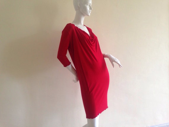 Zandra Rhodes red dress