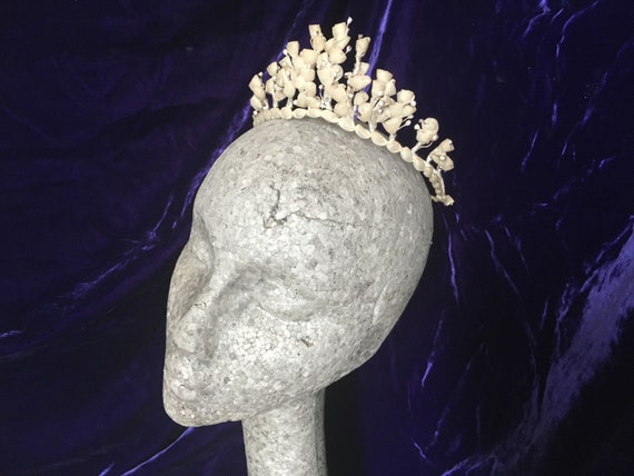 Antique wedding tiara - image 10